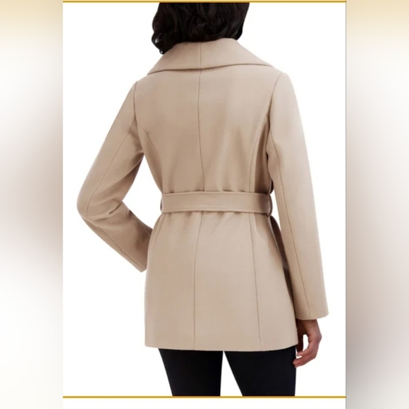 Tahari Ladies' Faux Wool Wrap Coat - Picture 3 of 4